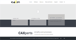 Desktop Screenshot of caxperts.com
