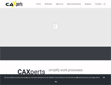 Tablet Screenshot of caxperts.com